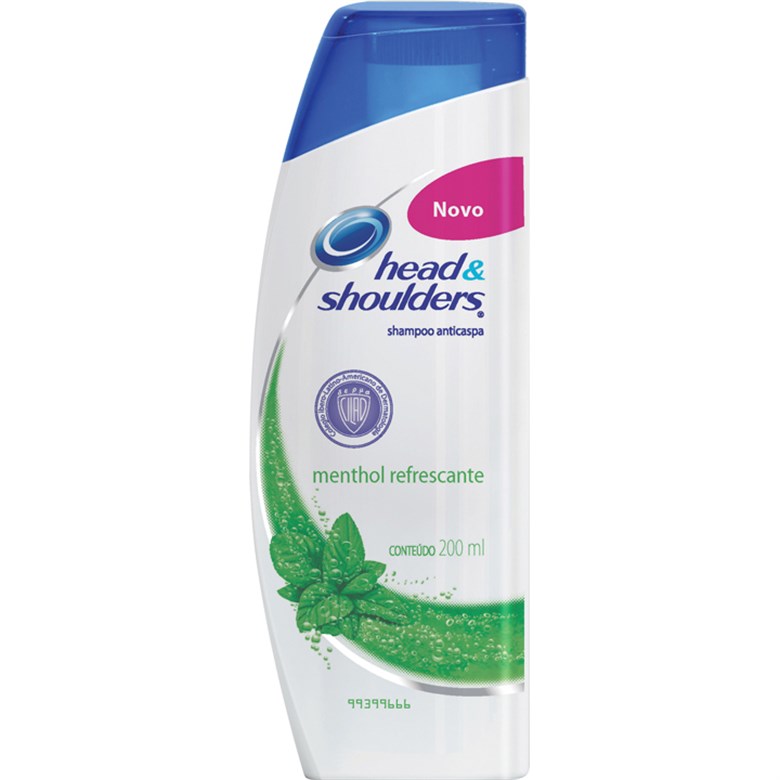 imagem de SHAMPOO HEAD SHOULDERS MENTHOL REFRESCANTE 200ML