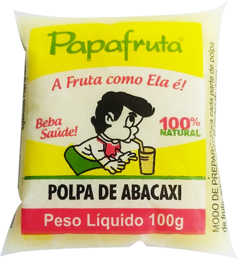 imagem de POLPA PAPA FRUTA 100G ABACAXI