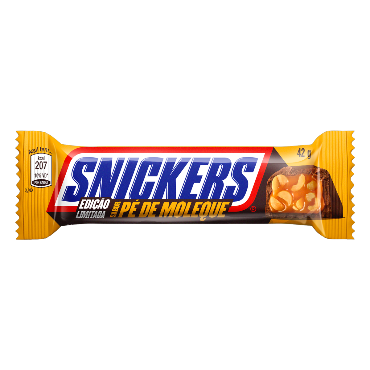 imagem de CHOCOLATE SNICKERS PÉ DE MOLEQUE 42G