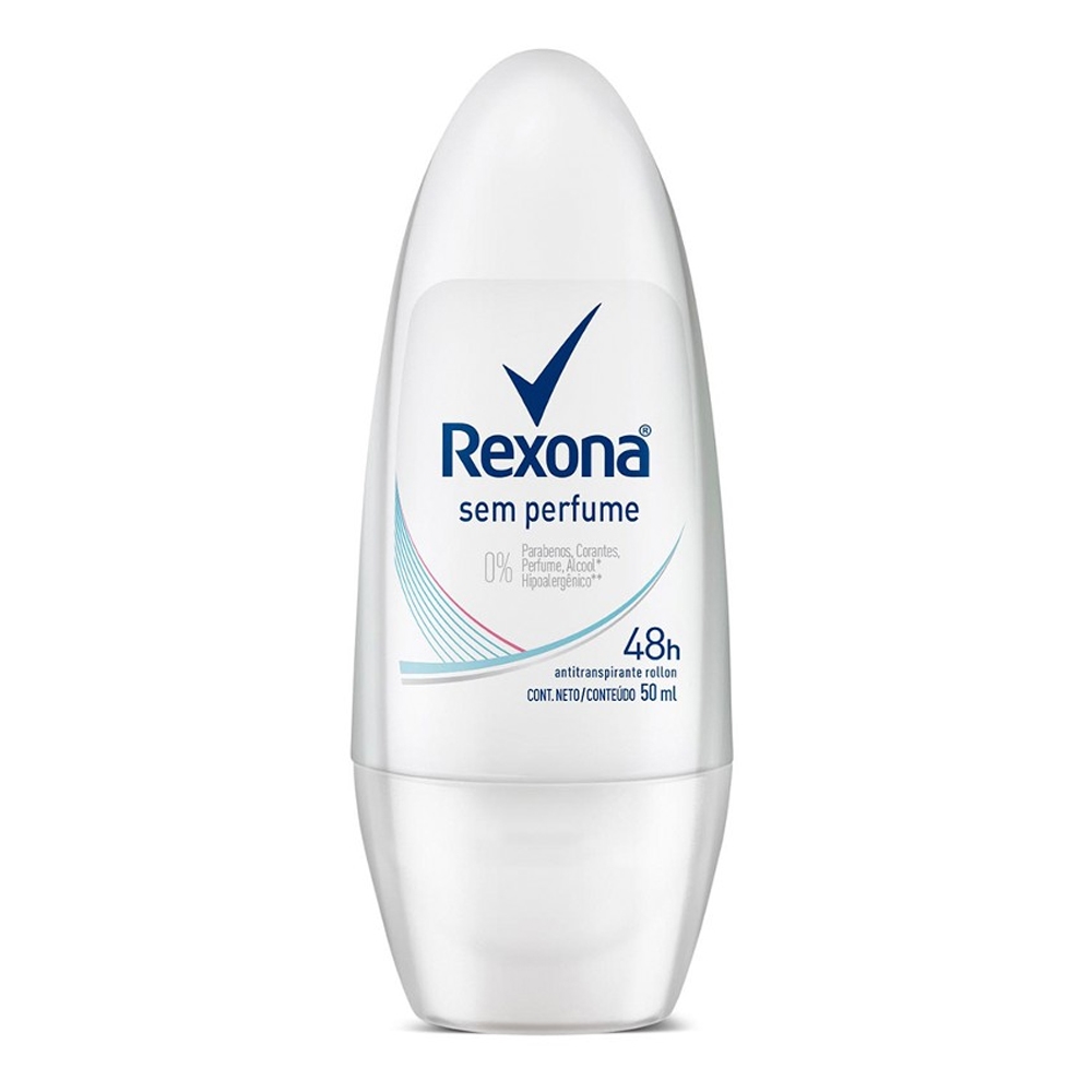 imagem de DESODORANTE ROLL ON REXONA SEM PERFUME 50ML