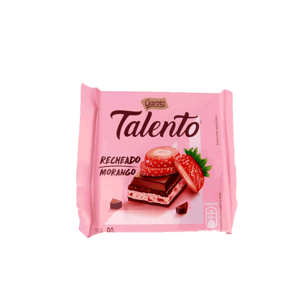 imagem de CHOCOLATE TALENTO RECHEADO 85G MORANGO