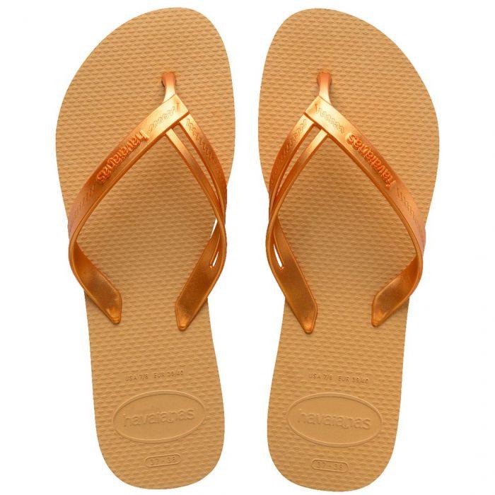 imagem de SANDÁLIA HAVAIANAS ELEGANCE 35 36 DOURADO