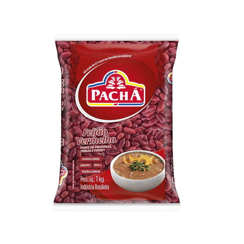 imagem de FEIJÃO PACHÁ 1KG VERMELHO