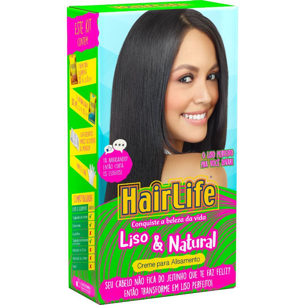 imagem de ALISANTE HAIRLIFE 180G LISO NATURAL