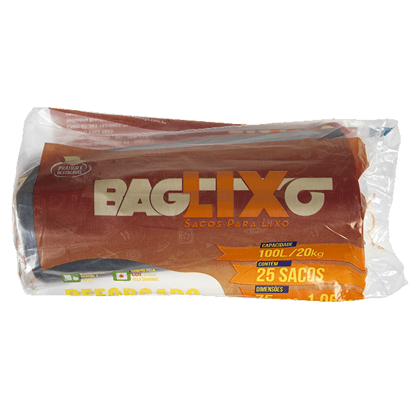 imagem de SACO LIXO BAG REF PT 100L 25UN