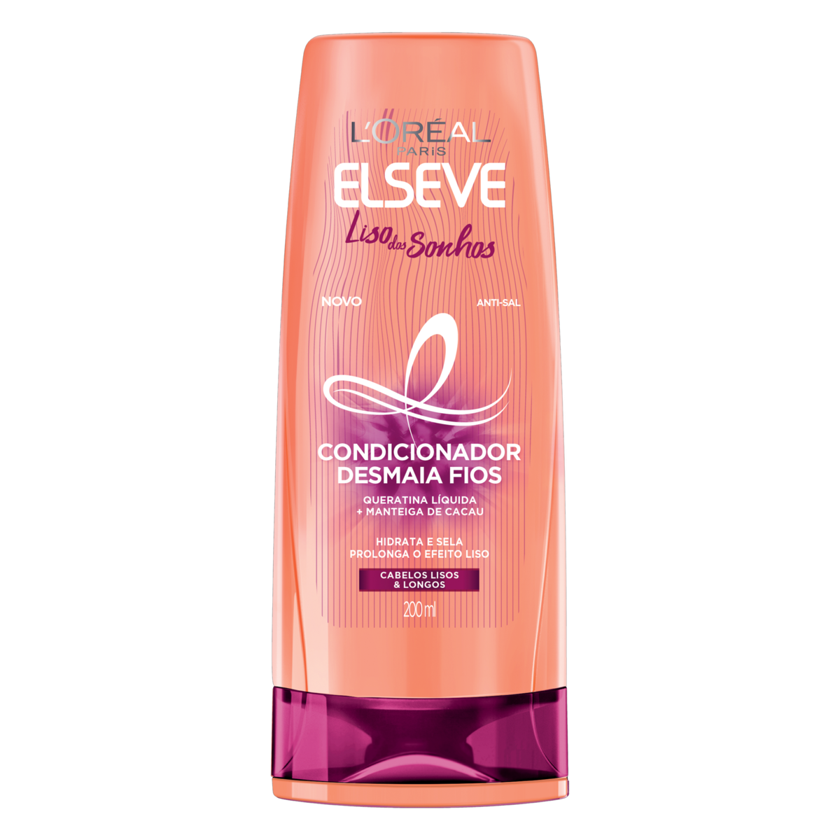 imagem de CONDICIONADOR ELSEVE LISO DOS SONHOS  200ML