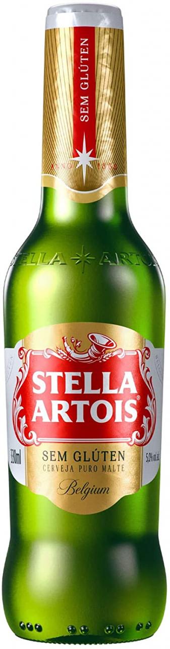 imagem de CERVEJA PILSEN STELLA LONG NECK 330ML SEM GLÚTEN