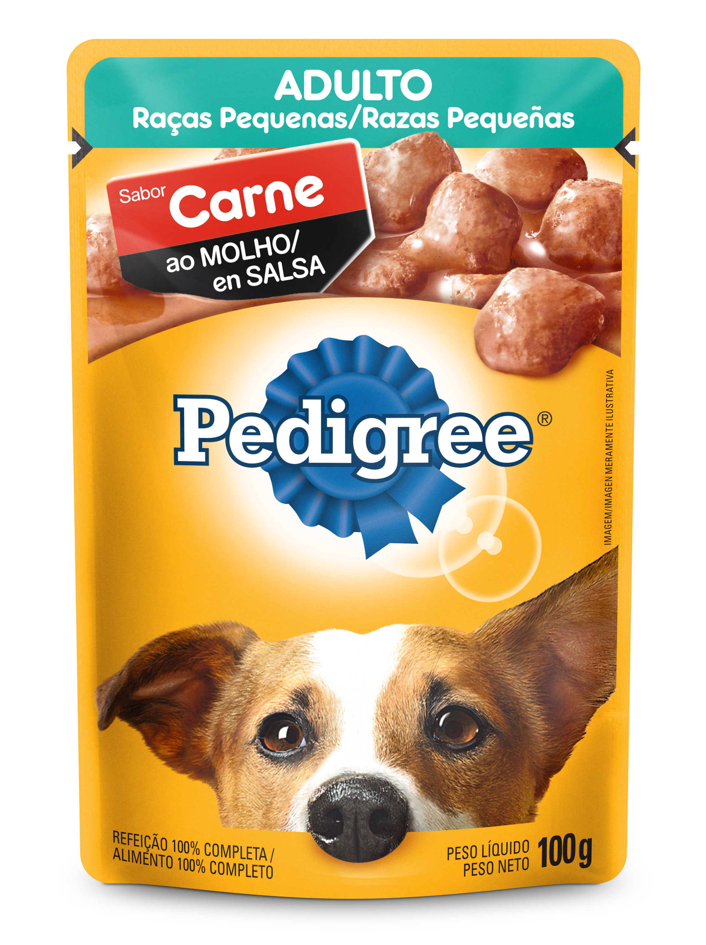 imagem de PEDIGREE 100G AD RAÇA PEQUENA CARNE AO MOLHO