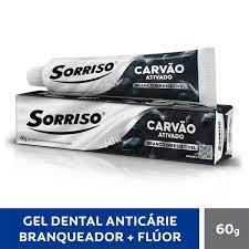 imagem de CREME DENTAL SORRISO CARVÃO ATIVO 60G
