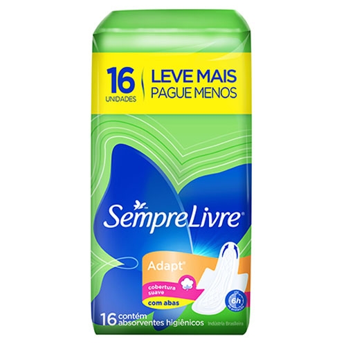 imagem de ABSORVENTE SEMPRE LIVRE COM AB FIT MAX SUAVE PACOTE L16PG1