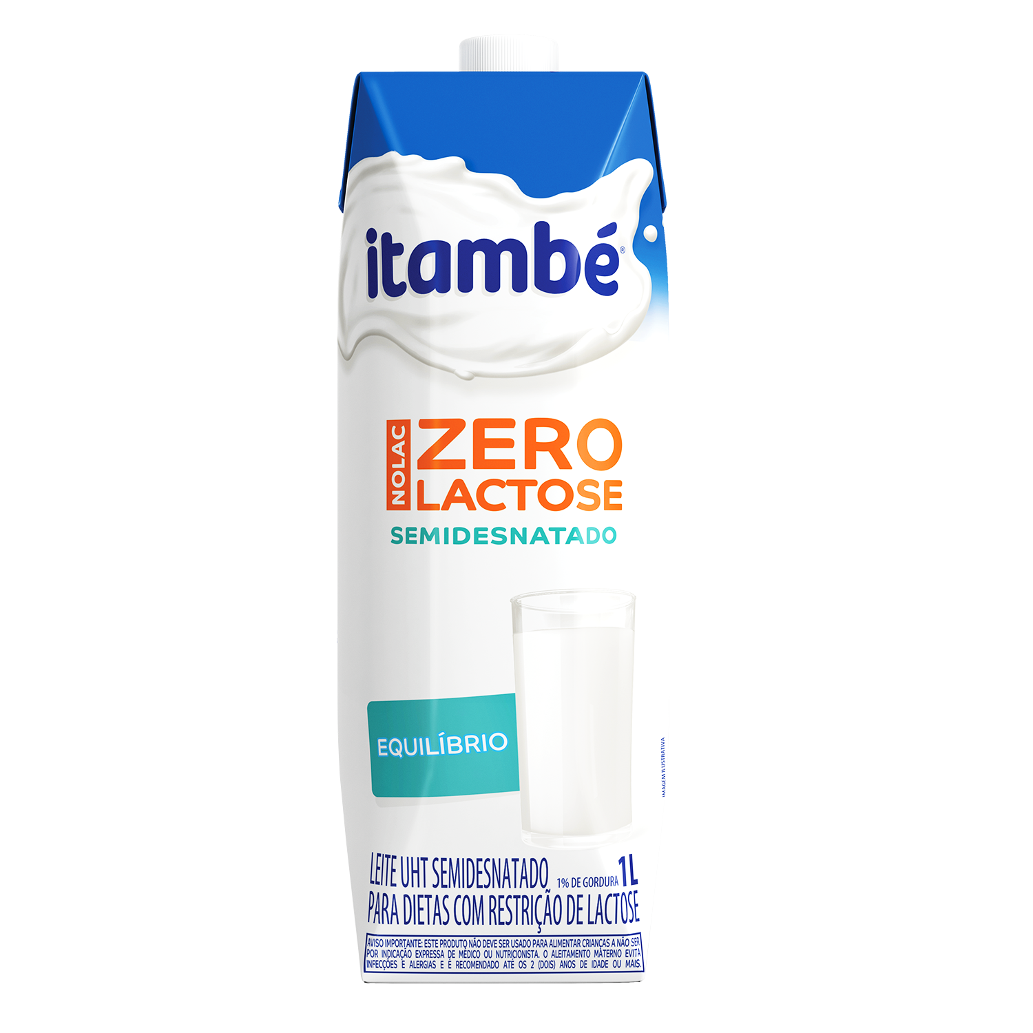 imagem de LEITE LONGA VIDA ITAMBÉ NOLAC 1L SEMI DESNATADO