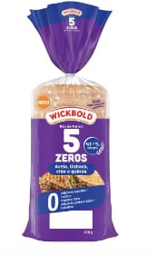 imagem de PÃO WICKBOLD FORMA 5 ZEROS QUIN, CHIA E LINH 400G