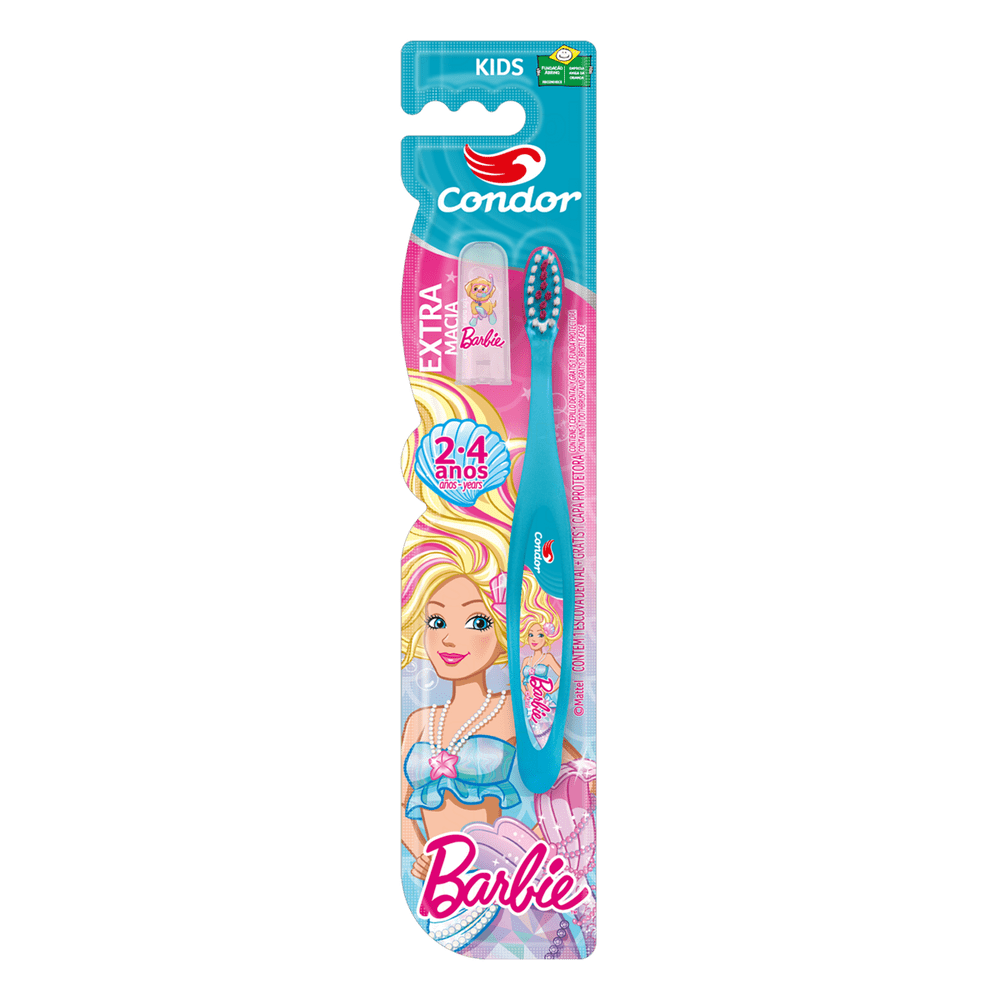 imagem de ESCOVA DENTAL CONDOR KIDS BARBIE 31673