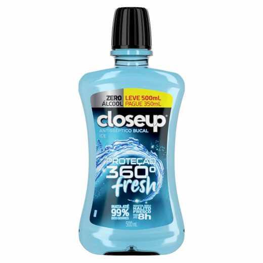 imagem de ENXAGUANTE BUCAL CLOSE UP ICE FRESH C ALCOOL 500ML