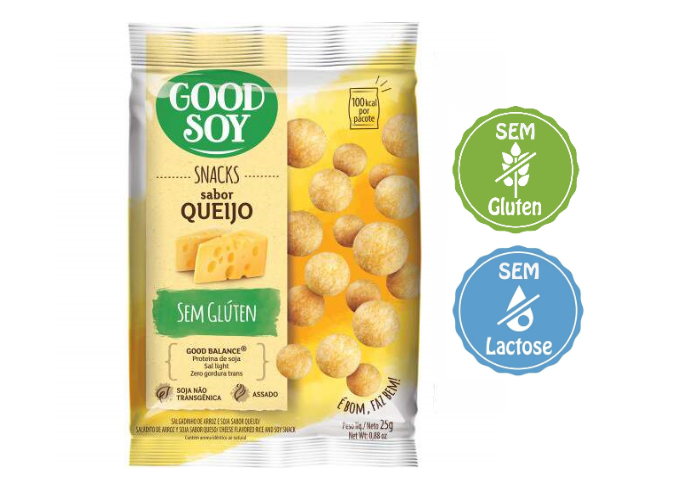imagem de GOODSOY SNACKS 25G QUEIJO