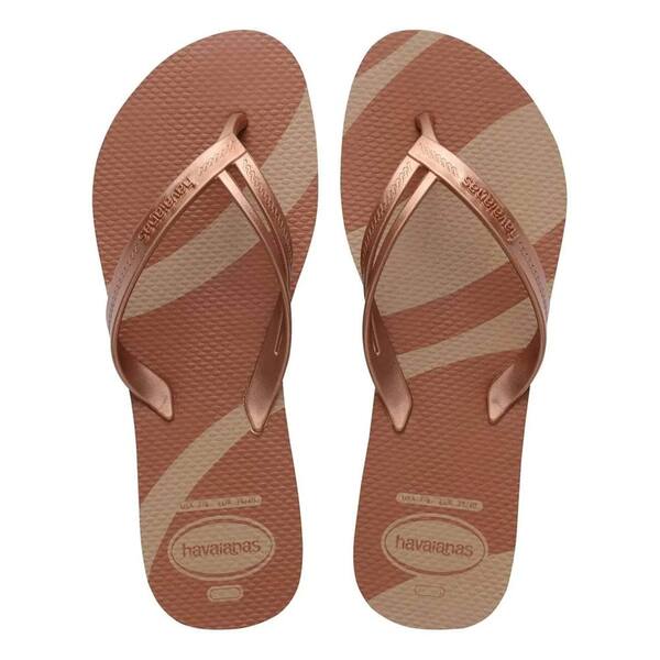 imagem de SANDÁLIA HAVAIANAS ELEGANCE PRINT 35 36 ROSE GOLD