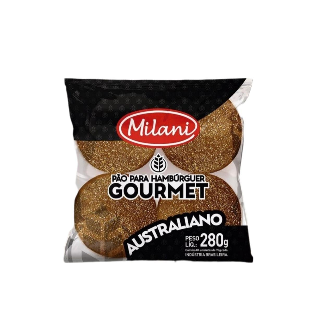 imagem de PÃO MILANI HAMBÚRGUER GOURMET 280G AUSTRALIANO