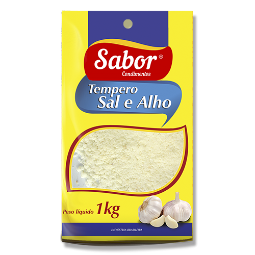 imagem de TEMPERO SABOR 1KG ALHO SAL SC