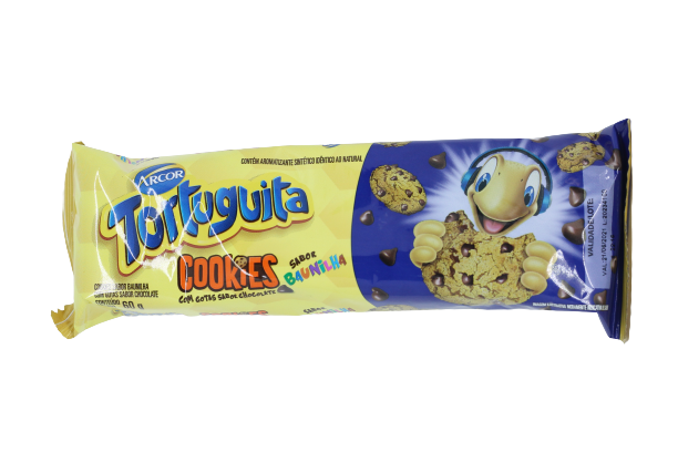 imagem de BISCOITO ARCOR RECHEADO TORTUG COOKIES BAUNILHA 60G