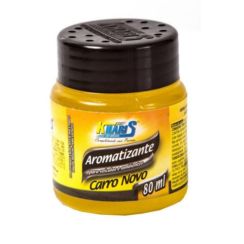 imagem de AROMATIZANTE KHARIS 80G GEL CARRO NOVO