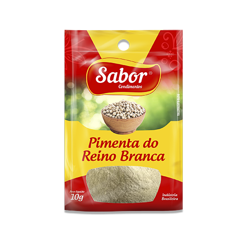 imagem de PIMENTA DO REINO BRANCA EM PÓ SABOR 10G