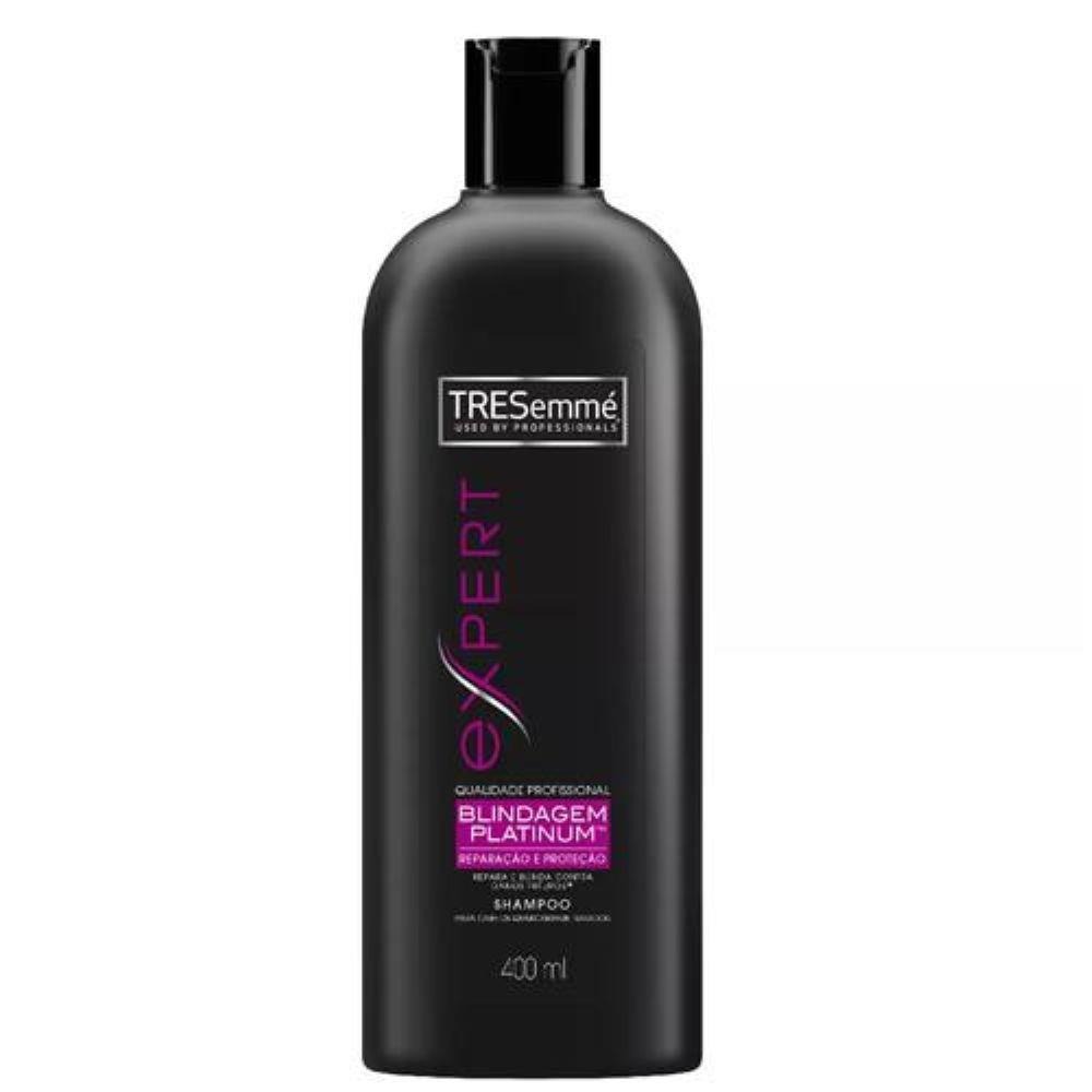imagem de SHAMPOO TRESEMMÉ 400ML BLINDAGEM PLATINUM QUERATINA
