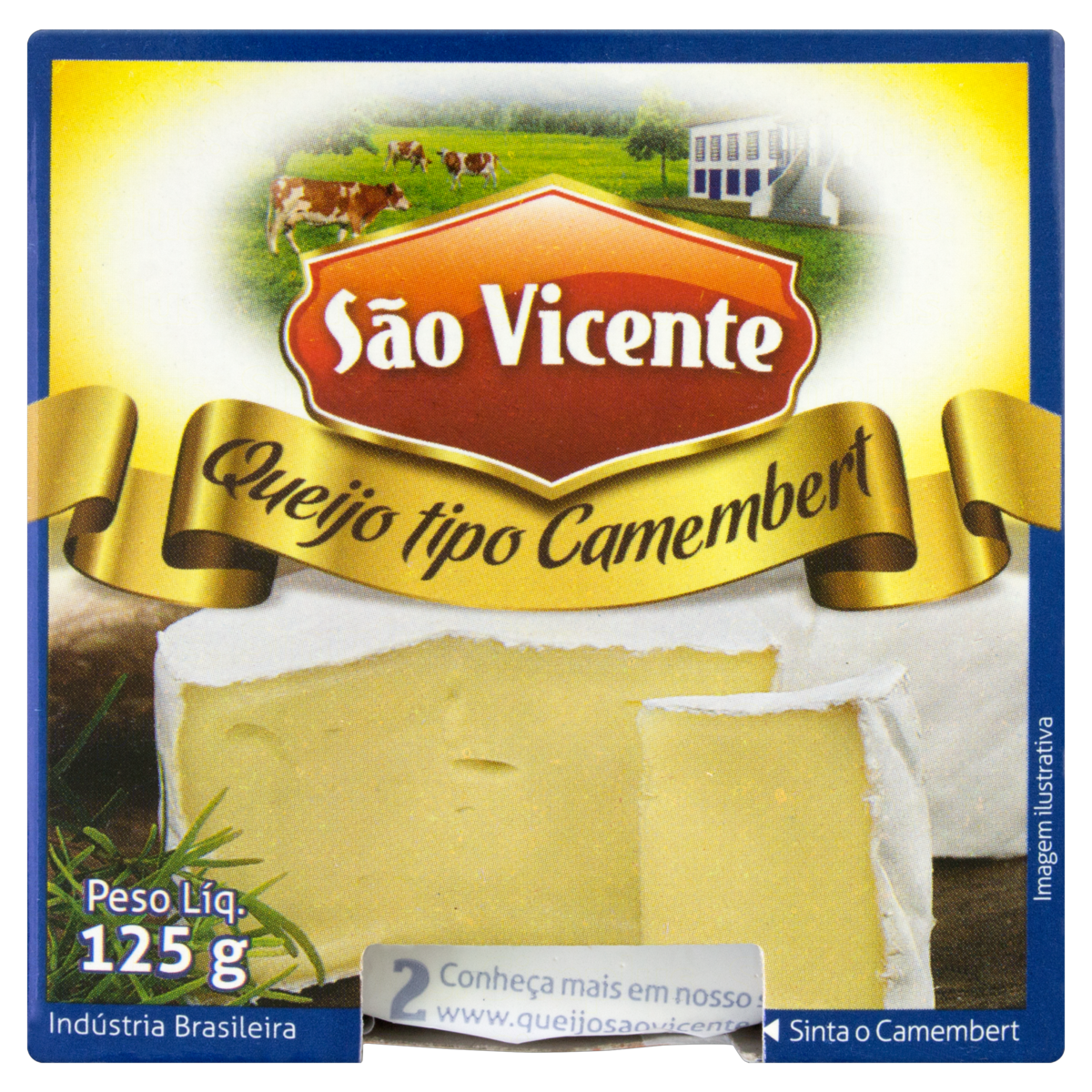 imagem de QUEIJO SÃO VICENTE 125G CAMEMBERT
