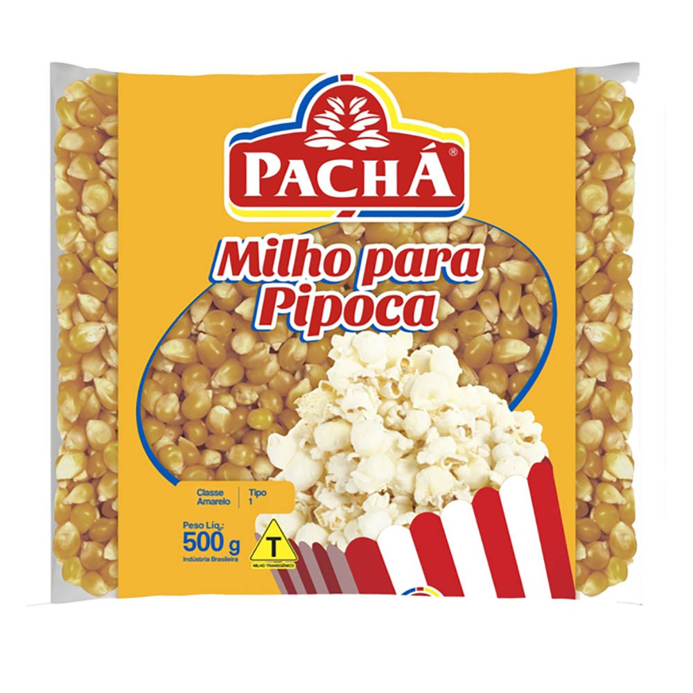 imagem de MILHO PIPOCA PACHÁ NAC 500G