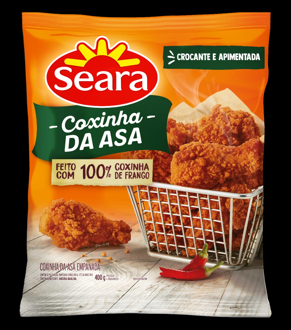 imagem de COXINHA SEARA 400G EMP APIM AIR FRYER