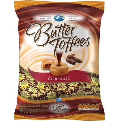 imagem de BALA ARCOR BUTTER TOFFEE 500G CHOCOLATE