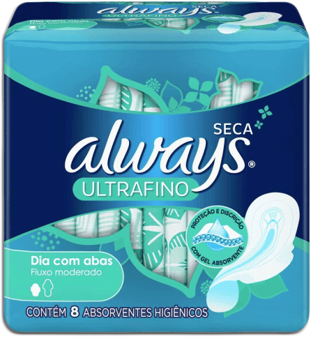 imagem de ABSORVENTE ALWAYS COM ABAS ULTRAFINO