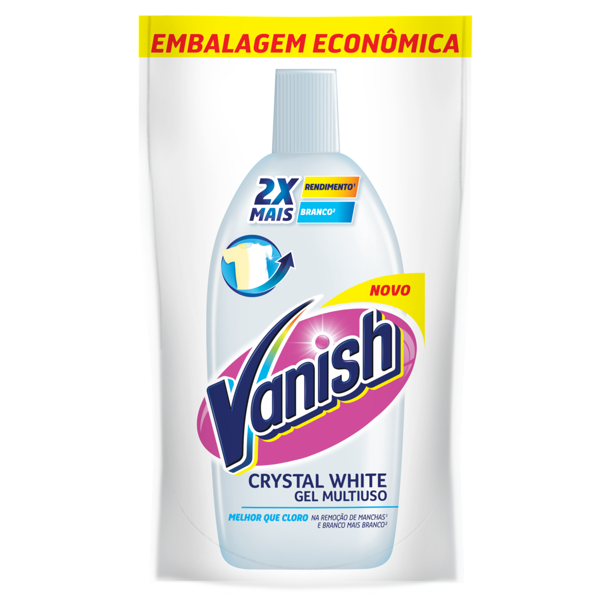 imagem de ALVEJANTE VANISH REFIL MULTIUSO GEL WHITE 1,2LITROS