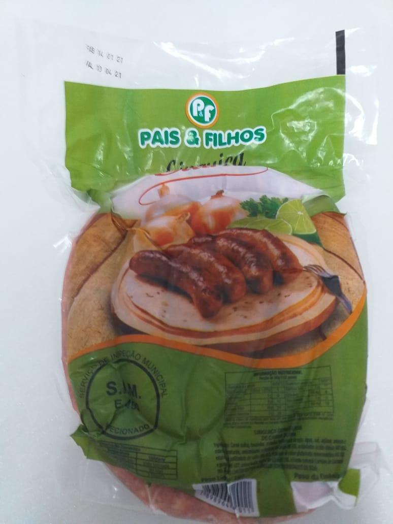 imagem de LINGUIÇA PAIS E FILHOS 1KG SUÍNA CONGELADA