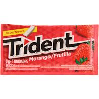 imagem de CHICLETE TRIDENT 08G MORANGO