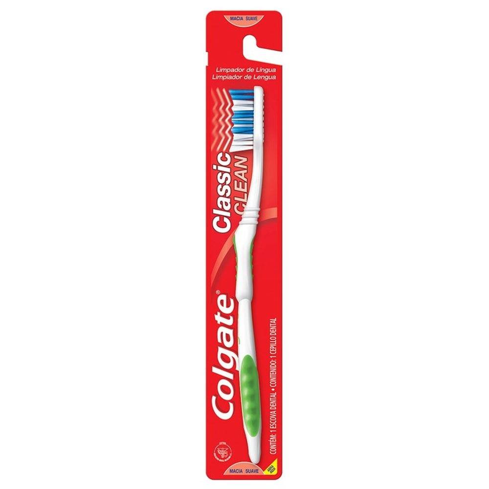 imagem de ESCOVA DENTAL COLGATE CLASSIC LONGA MACIAL