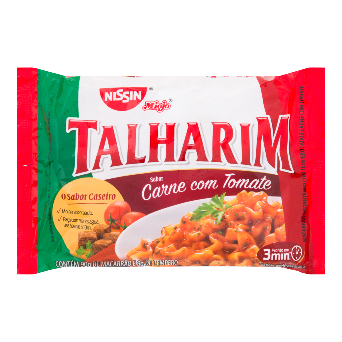 imagem de MACARRÃO TALHARIM NISSIN 99G CARNE TOMATE