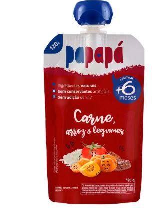 imagem de PAPINHA PAPAPA 120G CARNE ARROZ LEGUMES