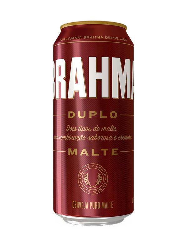 imagem de CERVEJA PILSEN BRAHMA DUPLO MALTE LATÃO 473ML