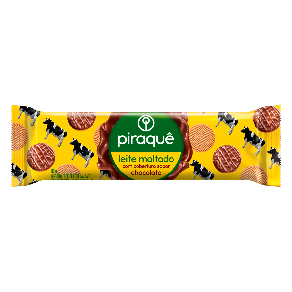 BISCOITO LEITE PIRAQUÊ MALTADO CHOCOLATE 80G | Supermercados Pais ...