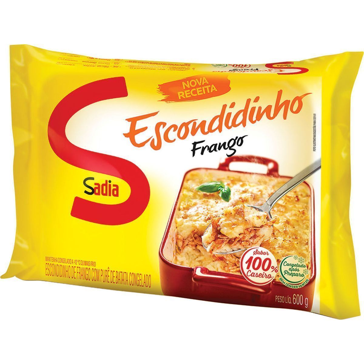 imagem de ESCONDIDINHO FRANGO SADIA 600G