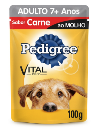 imagem de PEDIGREE 100G CARNE ADULTO 7 ANOS