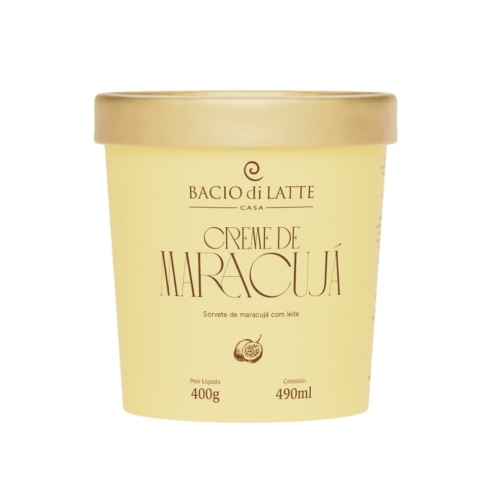 imagem de SORVETE BACIO DI LATTE 490ML CREME DE MARACUJA 5515