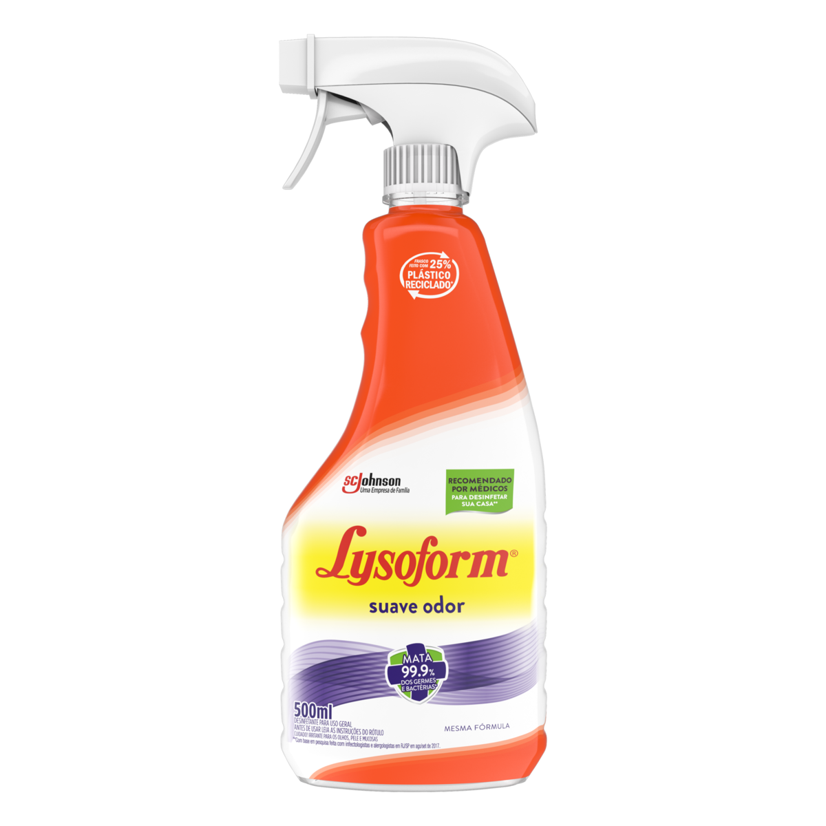 imagem de DESINFETANTE LYSOFORM 500ML SUAVE ODOR AP