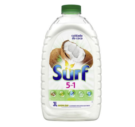 imagem de DETERGENTE LÍQUIDO SURF CUIDADO COCO 3L