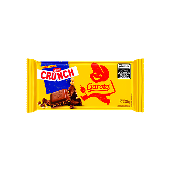 imagem de CHOCOLATE GAROTO 80G CRUNCH