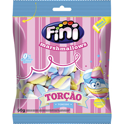 imagem de BALA FINI MARSHMALLOW 80G TORÇÃO RECHEADO
