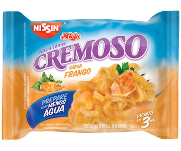 imagem de MACARRÃO NISSIN CREMOSO 88G FRANGO