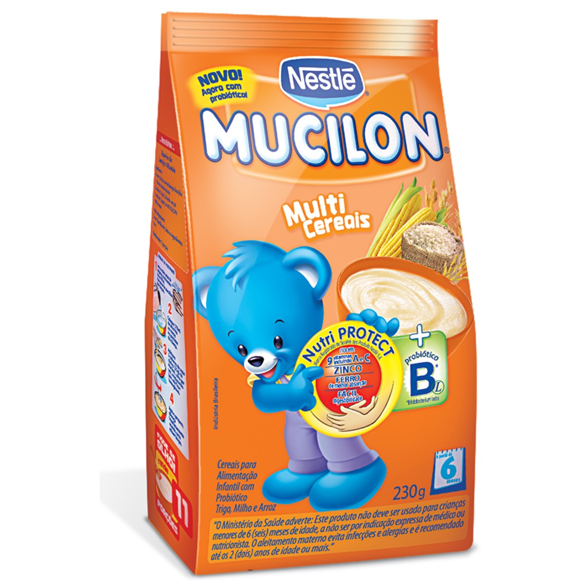 imagem de CEREAL INFANTIL MUCILON 180G MULTICEREAIS