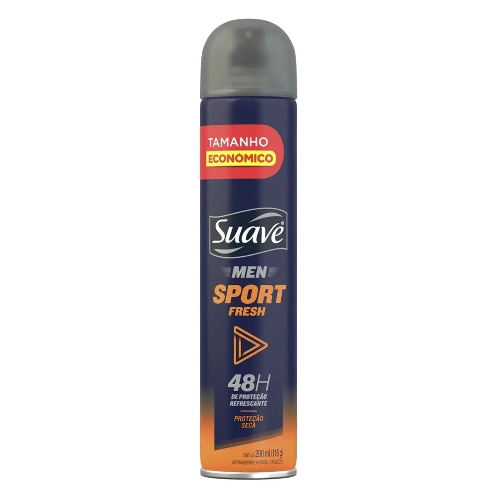 imagem de DESODORANTE AERO SUAVE SPORT FRESH MEN 200ML