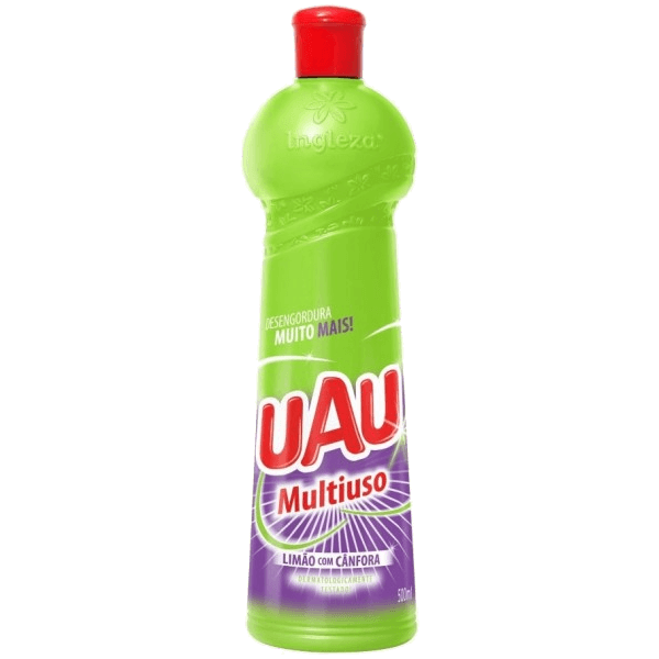 imagem de LIMPADOR UAU MULTI USO 500ML LIMÃO